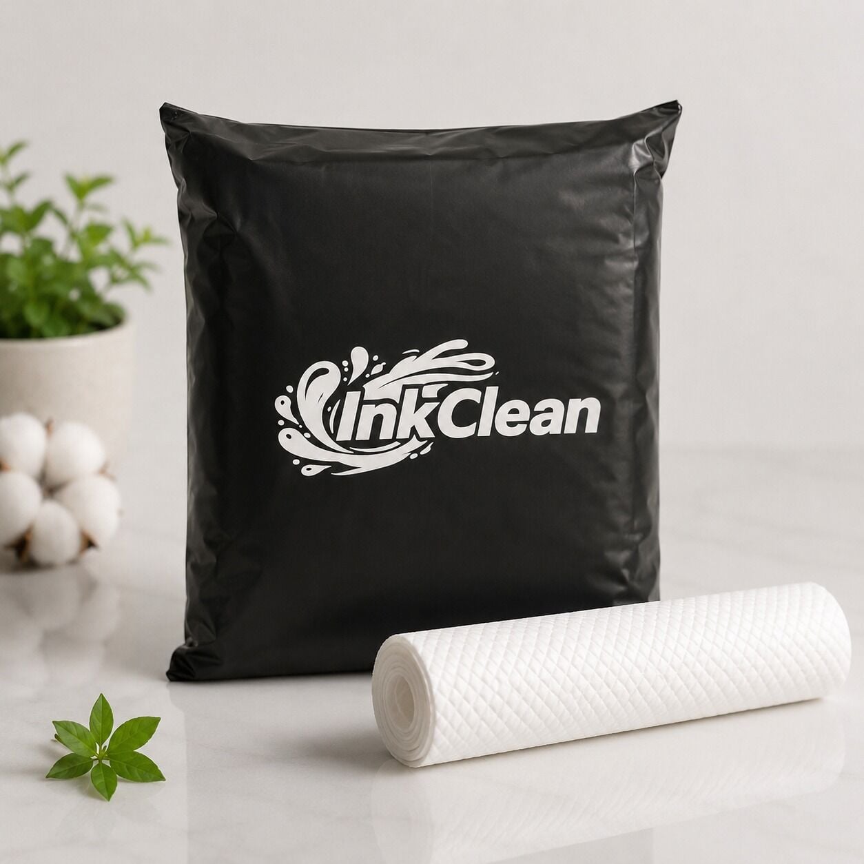 InkClean Premium Dövme Temizleme, Kurulama ve Silme Havlusu 50 Yaprak 20cm x 20cm