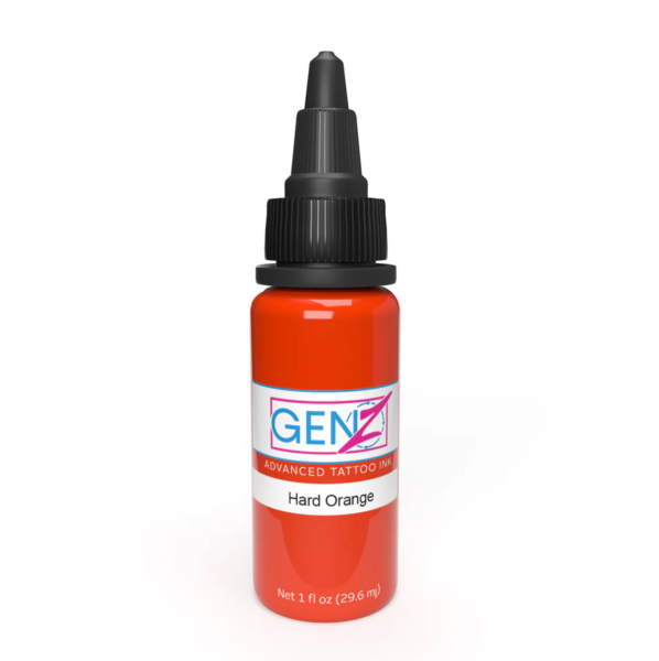 Intenze Gen Z Hard Orange 1 oz 30 ml Reach AB Uyumlu Turuncu Dövme Boyası