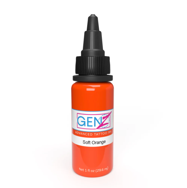Intenze Gen Z Soft Orange 1 oz 30 ml Reach AB Uyumlu Turuncu Dövme Boyası