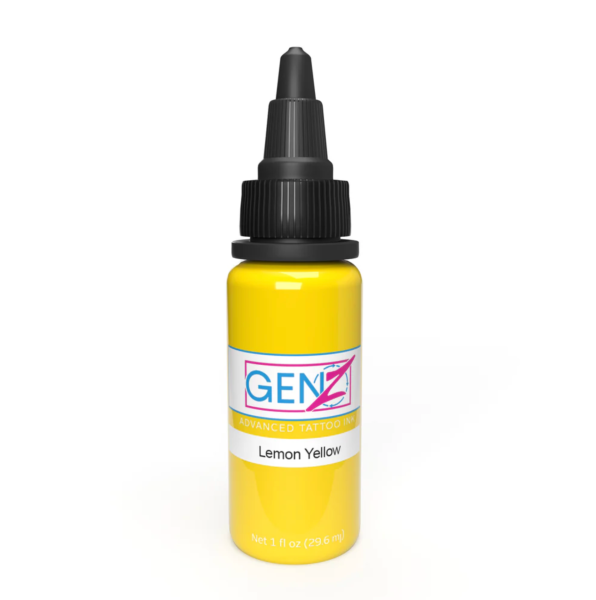 Intenze Gen Z Lemon Yellow 1 oz 30 ml Reach AB Uyumlu Sarı Dövme Boyası
