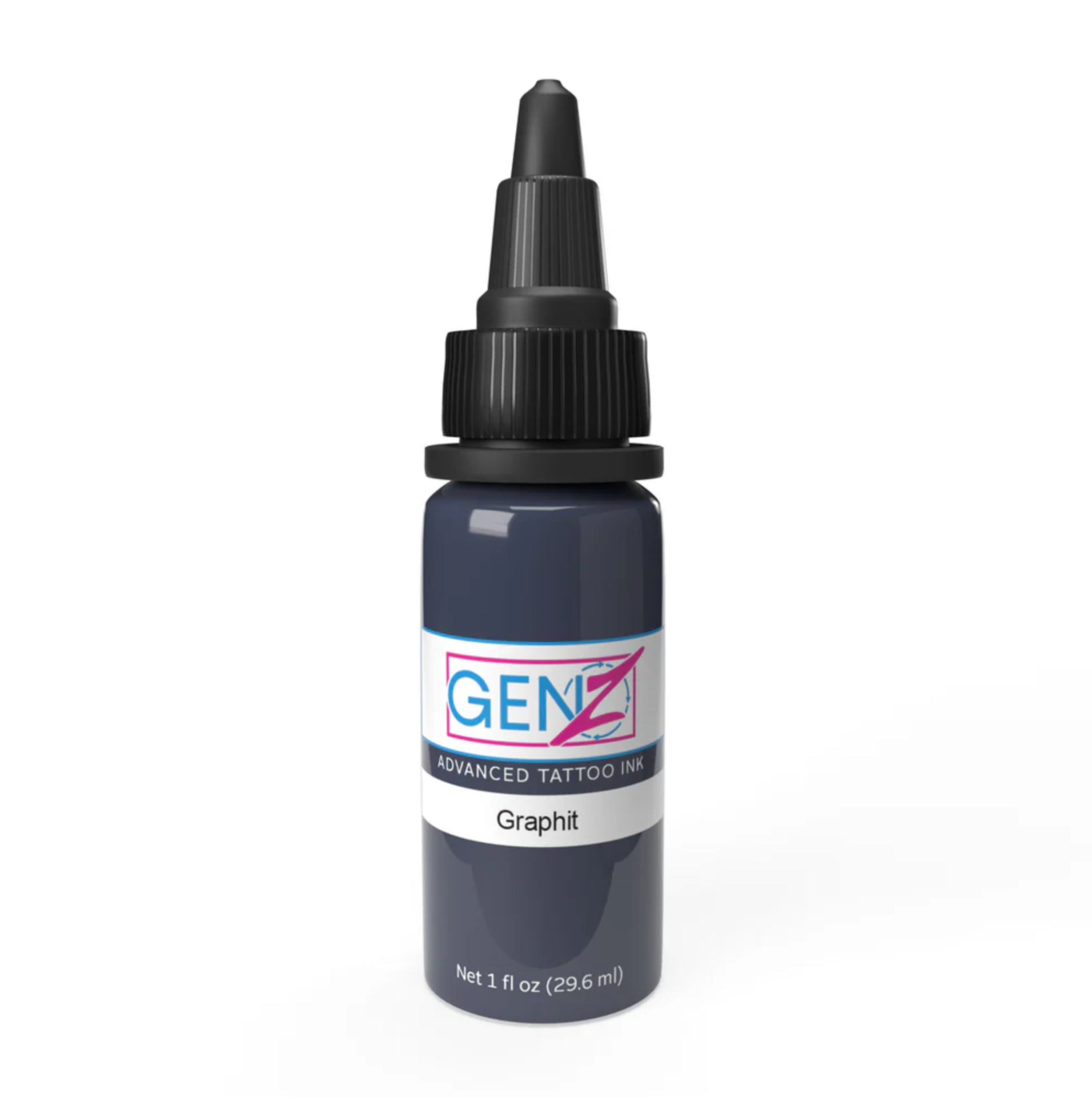 Intenze Gen Z Graphit 1 oz 30 ml Reach AB Uyumlu Gri Dövme Boyası