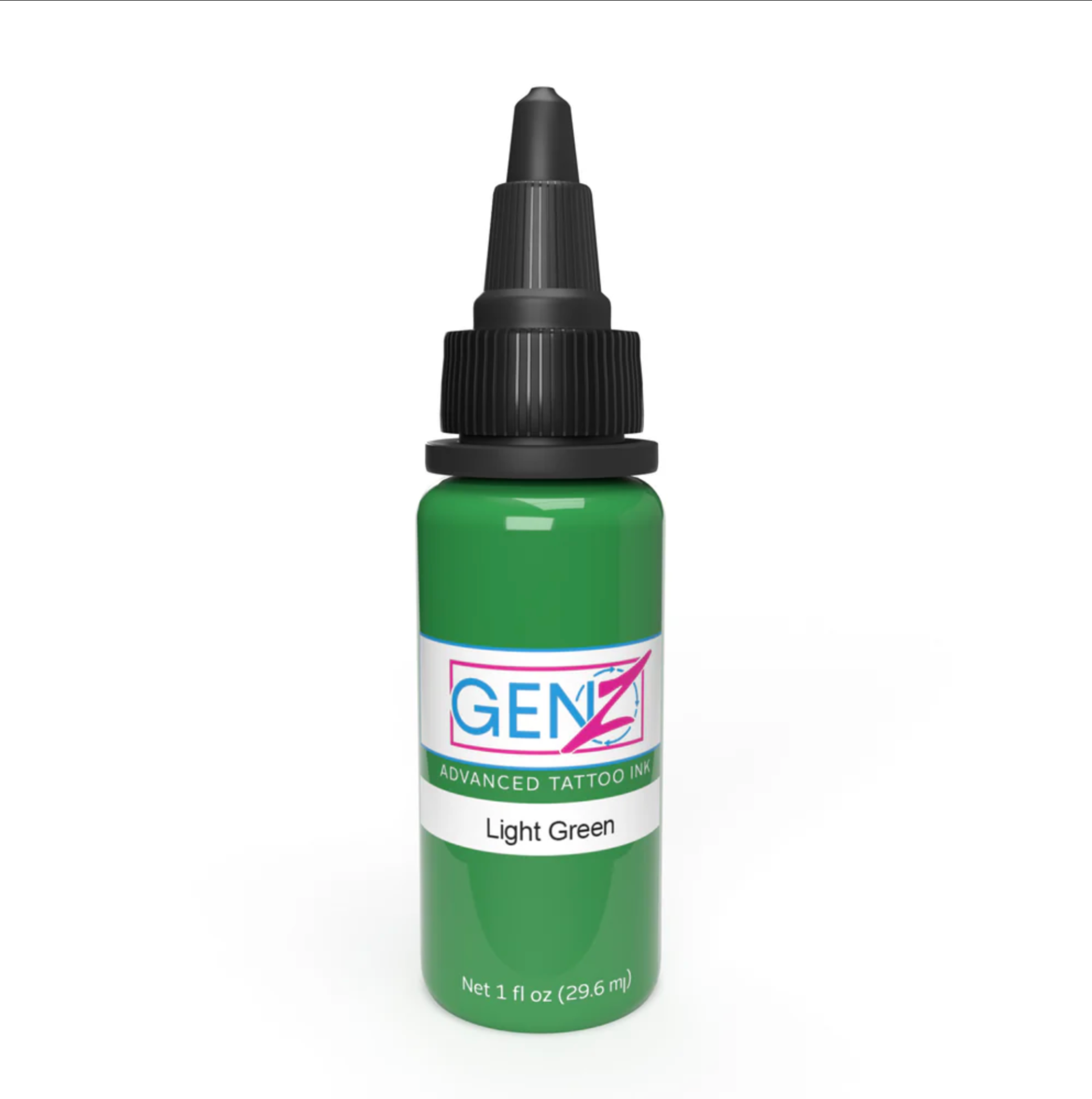 Intenze Gen Z Light Green 1 oz 30 ml Reach AB Uyumlu Yeşil Dövme Boyası