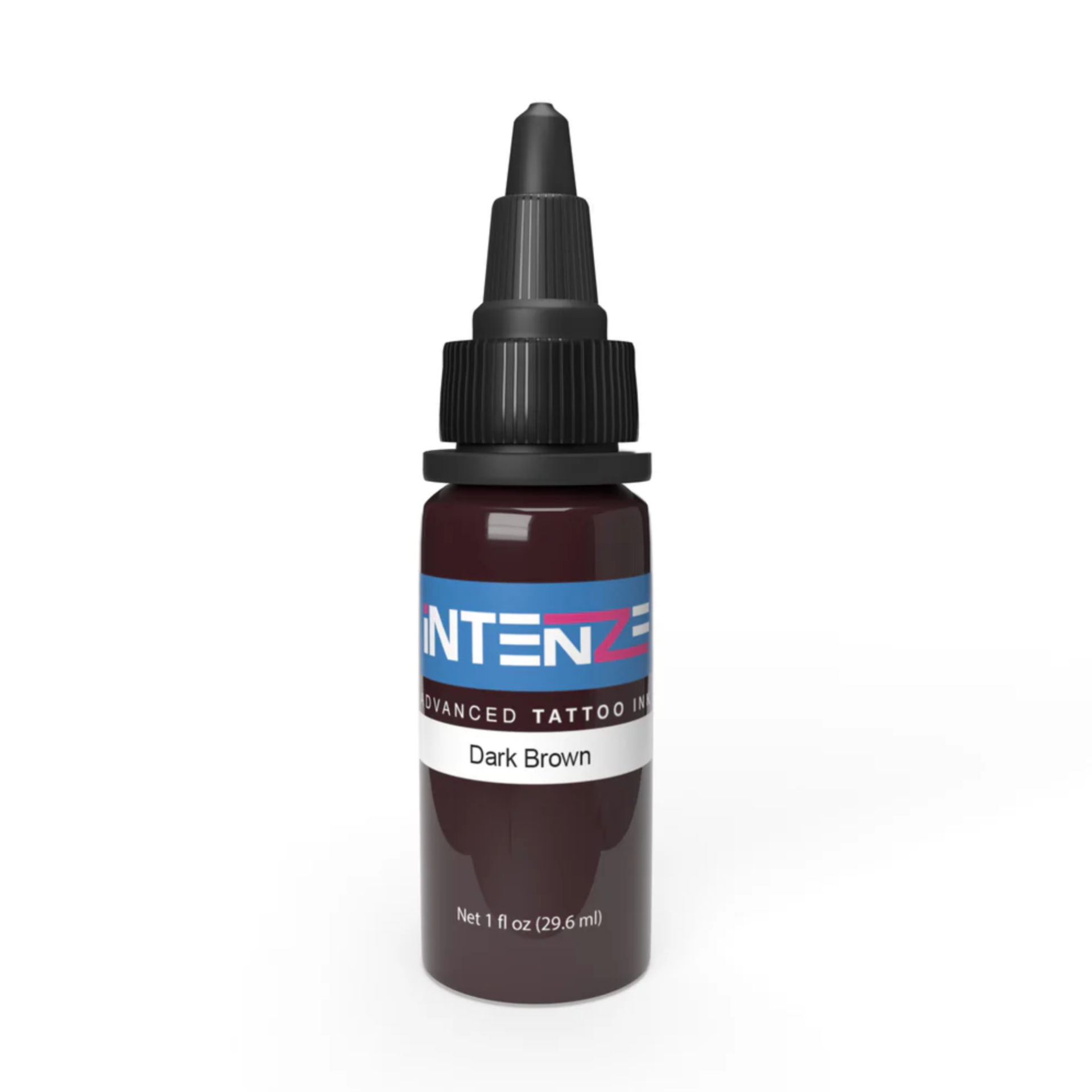 Intenze Gen Z Dark Brown 1 oz 30 ml Reach AB Uyumlu Kahverengi Dövme Boyası