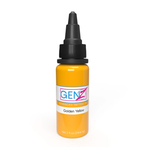 Intenze Gen Z Golden Yellow 1 oz 30 ml Reach AB Uyumlu Sarı Dövme Boyası