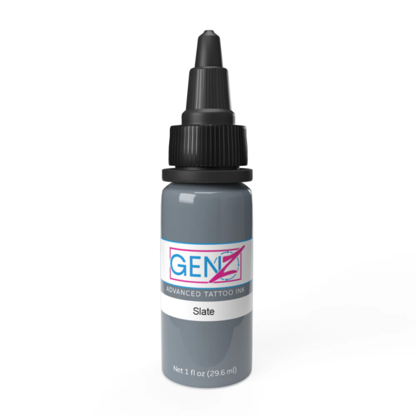 Intenze Gen Z Slate 1 oz 30 ml Reach AB Uyumlu Gri Dövme Boyası