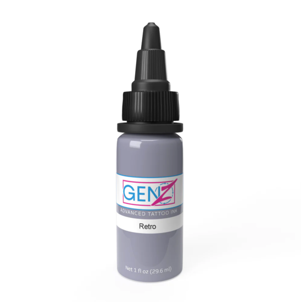 Intenze Gen Z Retro 1 oz 30 ml Reach AB Uyumlu Gri Dövme Boyası