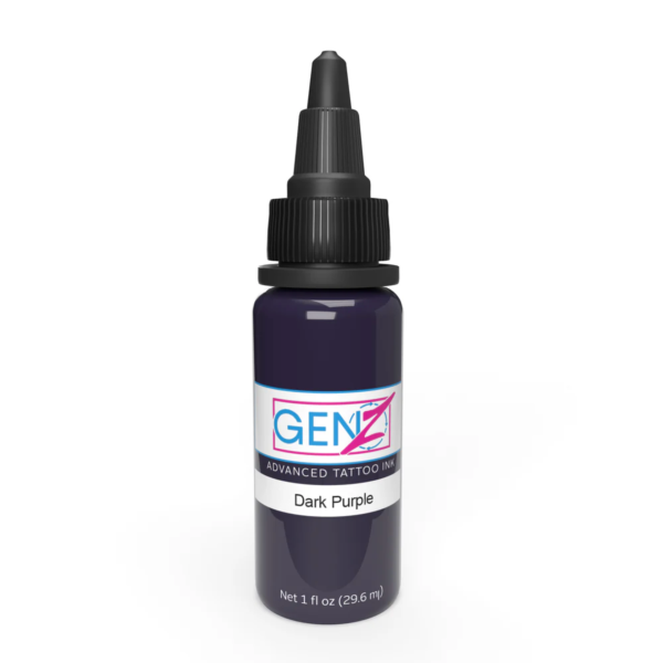 Intenze Gen Z Dark Purple 1 oz 30 ml Reach AB Uyumlu Mor Dövme Boyası
