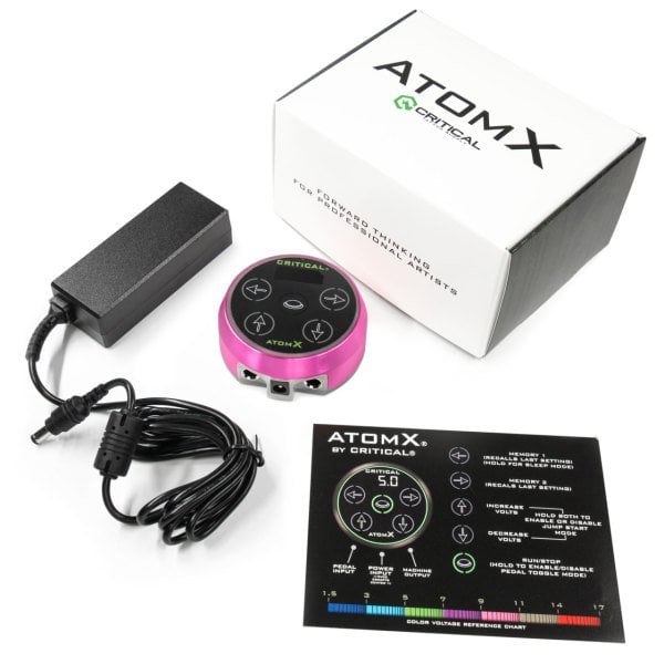 Critical AtomX Dövme Kontrol Ünitesi - Pink