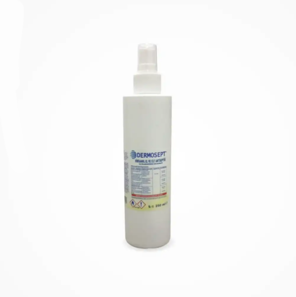 Dermosept Hibisanol 72% El ve Cilt Dezenfektanı 250 ML Sprey