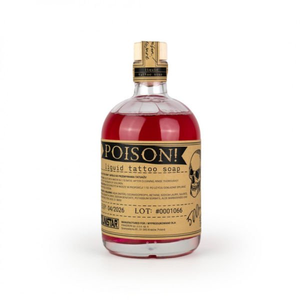 Unistar Poison Liquid Soap Konsantre Dövme Temizleme Sıvısı 500ml