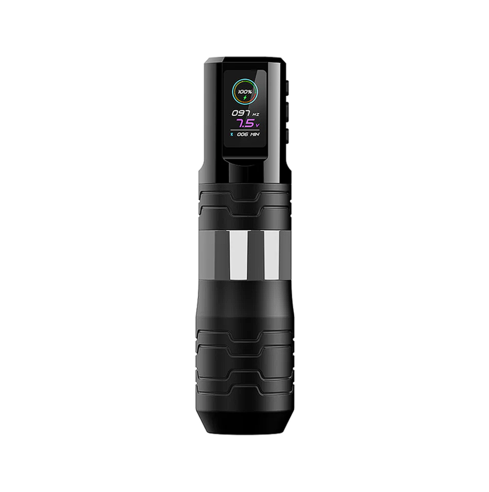Ez P3 Pro Turbo Şarj Edilebilir Bataryalı Ayarlanabilir Stroke  Pen Rotary Dövme Makinesi Gri