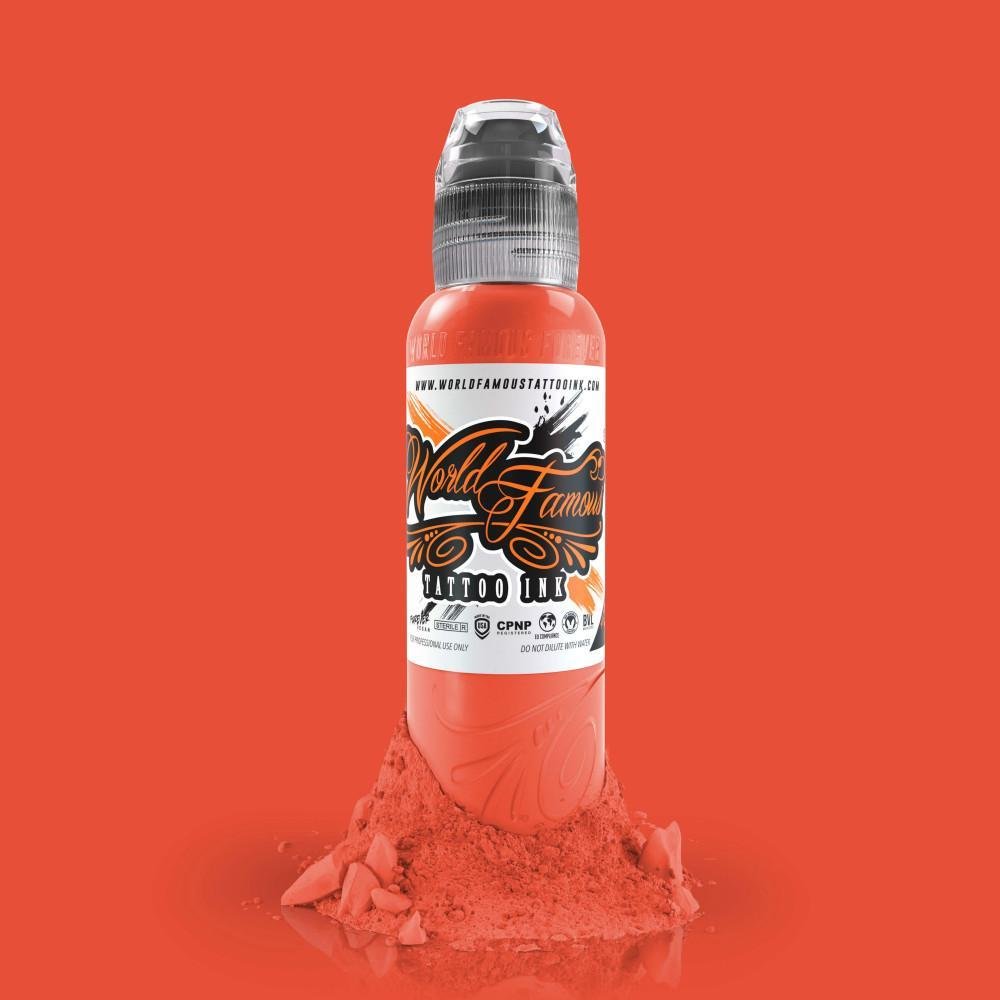 World Famous Tattoo Ink Bora Bora Peach 1/2 oz 15 ml Şeftali Rengi Dövme Boyası